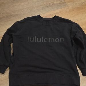 lululemon athletica Black Crewneck Sweatshirt